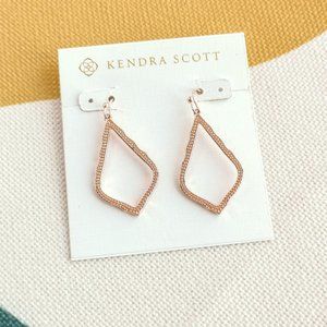 Kendra Scott Sophia Small Drop Rose Gold Earrings